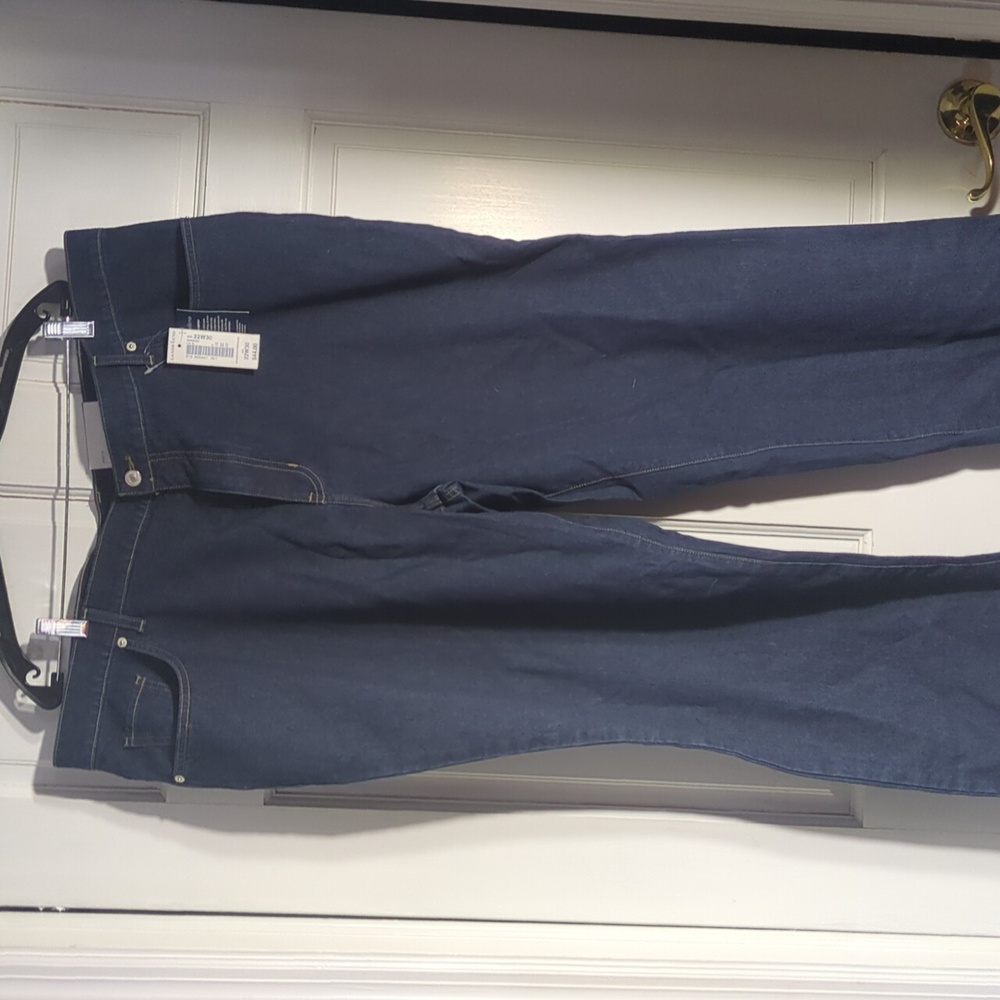 NWT Lands End 22W/30 bootcut stretch jeans